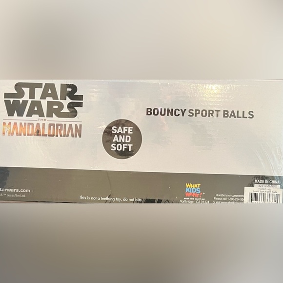 NWT Star Wars the mandalorian set of 3 sporty kids balls - Picture 5 of 5
